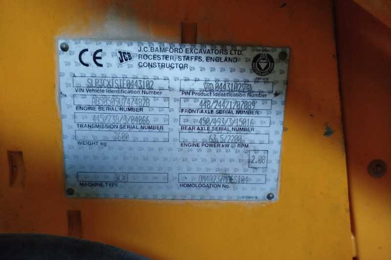 OmecoHub - Immagine JCB 3CX